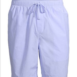 Lands end mens Size 34-36 poplin pajama shorts